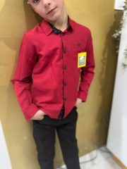 czerwona koszula mbhanna