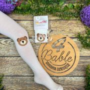 rajstopy lacoste z misiem