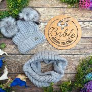 zestaw zimowy czapka plus komin