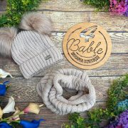 zestaw zimowy czapka plus komin