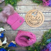 zestaw zimowy czapka plus komin