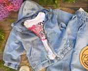 katana jeans niebieska z kapturem