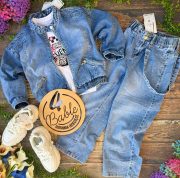 katana jeans z stójką