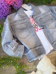 katana jeans z kołnierzykiem