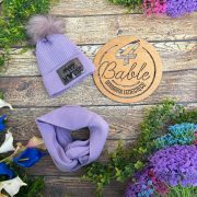 zestaw zimowy czapka z kominem