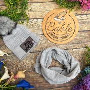 zestaw zimowy czapka z kominem