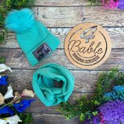 zestaw zimowy czapka z kominem