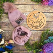 zestaw zimowy czapka z kominem