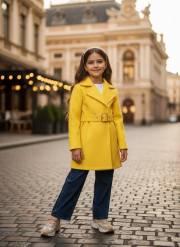 pŁaszczyk wiosenny z paskiem