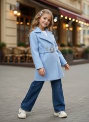 pŁaszczyk wiosenny z paskiem