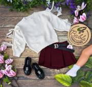 spÓdnico spodnie z paskiem