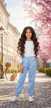 spodnie z ściągana nogawką