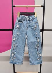 spoenie jeans z cyrkoniami