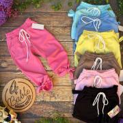 spodnie dresowe wiązane na nogawce