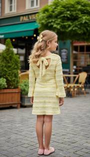 sukienka wiązana na plecach