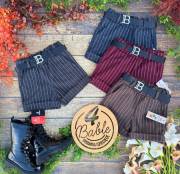 szorty flausz w paski