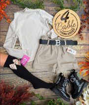 szorty skaja z paskiem