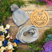 zestaw zimowy z tasiemka