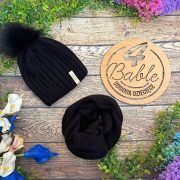 zestaw zimowy z tasiemka