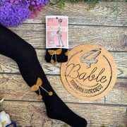 rajstopy prazek z kokarda