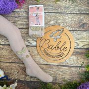 rajstopy prazek z wisnia