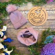 zestaw zimowy czapka plus komin