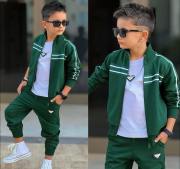 dres 3 części z lampasem na rękawie