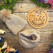 zestaw zimowy jeden pompon