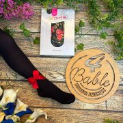 rajstopy mikrofibra z kokarda