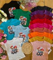 koszulka dziewczynka z misiem