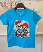 koszulka dziewczynka z misiem