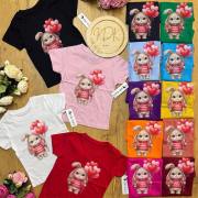 koszulka króliczek z balonikami