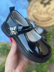 baletki z motylkiem na pasku