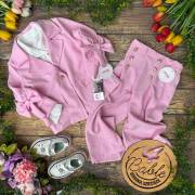 garnitur 2części marynarka z kokardą plus spodnie