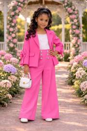 garnitur 2części marynarka z kokardą plus spodnie