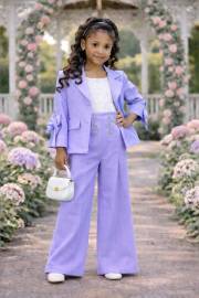 garnitur 2części marynarka z kokardą plus spodnie