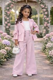 garnitur 2części marynarka z kokardą plus spodnie