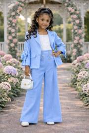 garnitur 2części marynarka z kokardą plus spodnie