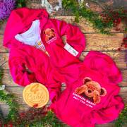 bluza welurowa z misiem 3