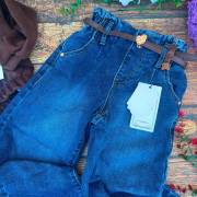 spodnie jeans z paskiem serce 4